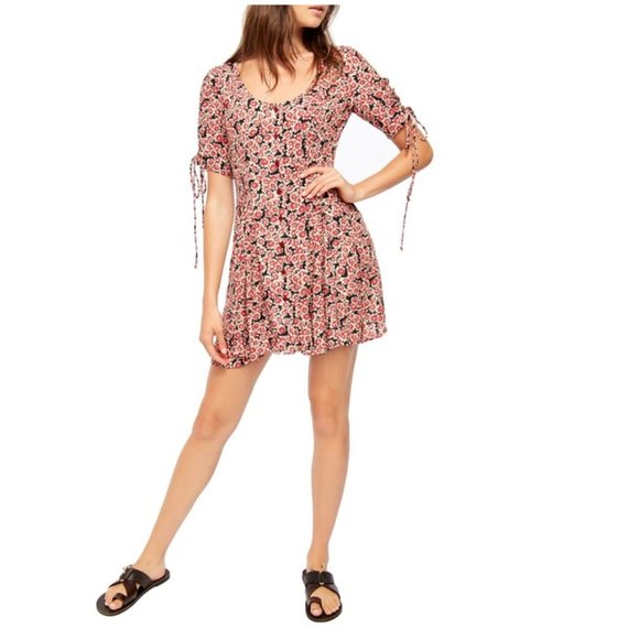 Free People Dresses & Skirts - Free People Lace-Up Mini Dress.